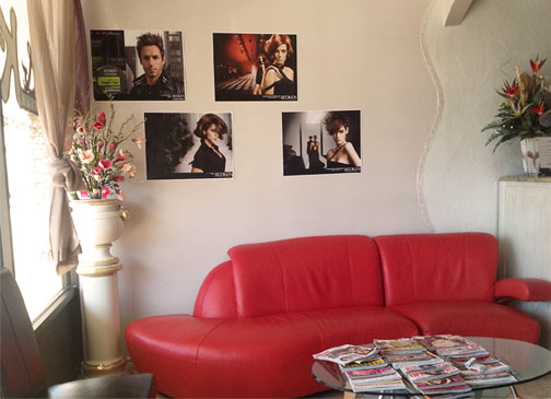 Color & Kuts waiting area